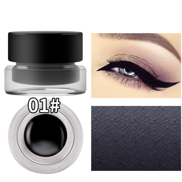 Miss Rose Black Eye liner Pen Makeup Gel Eye Shadow Eyeliner  Kajal Eye Shimmer Cosmetics