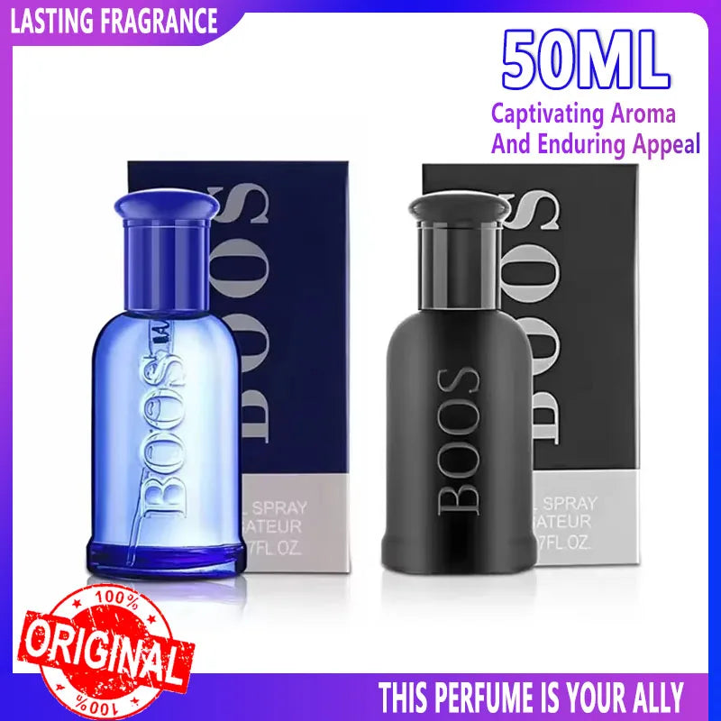 Hot Sale 50ML Perfume For Men Self Confidence Cologne Perfume Atomizer Fresh Temptation Gentleman Parfum Male Fragrance Cologne