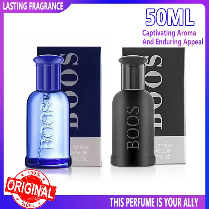 Hot Sale 50ML Perfume For Men Self Confidence Cologne Perfume Atomizer Fresh Temptation Gentleman Parfum Male Fragrance Cologne