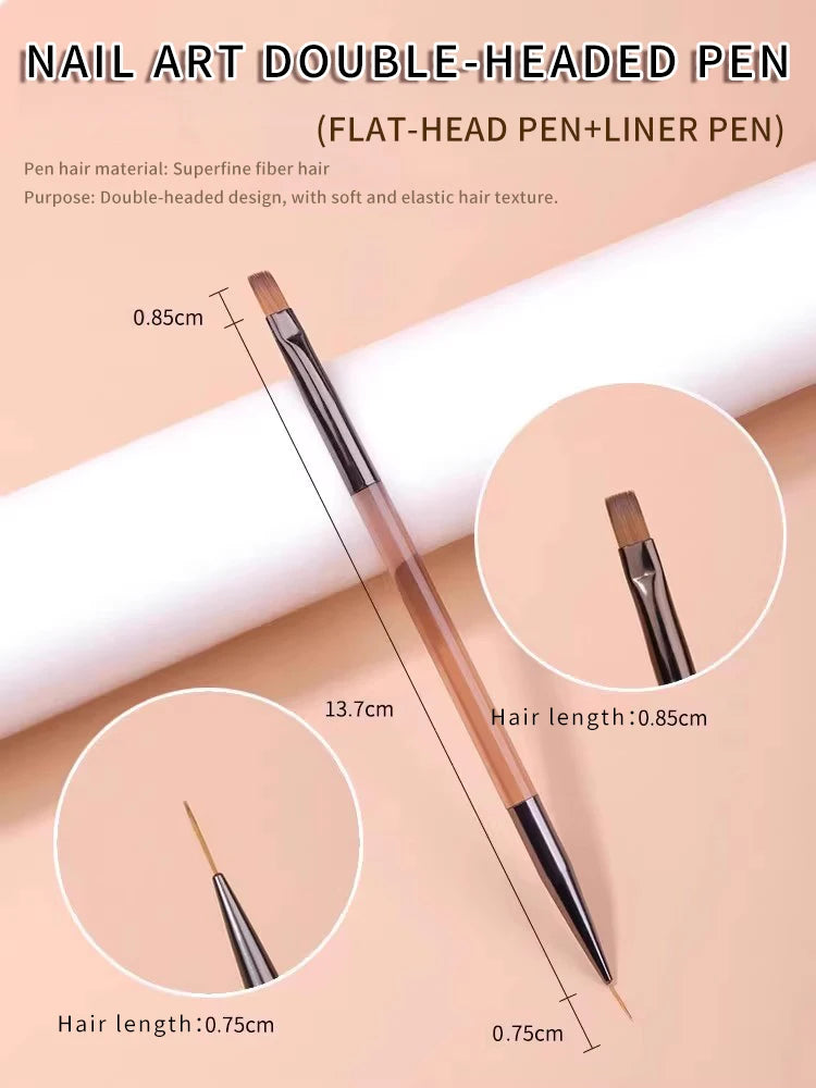 Nail Brushes - Art Acrylic Gel Kolinsky Brush Manicure Supplies Tools Accessories Products Stuff Nail Tech Brushes Things