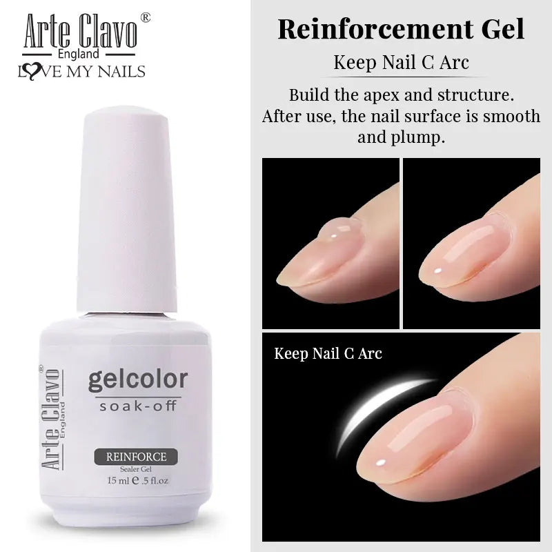 Arte Clavo 15ml Nail Primer Fast Air Dry Base Cleaning Agents UV Gel Polish Dehydrate Primer Base Coat Balance Fluid Acid Free