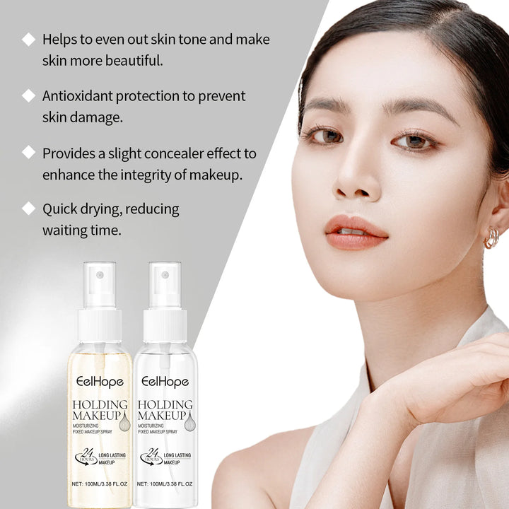 Eelhope Make up Setting Spray Waterproof Oil Control Natural Matte Finish Translucent Hydrating Skin Nourish Fixer Makeup Spray