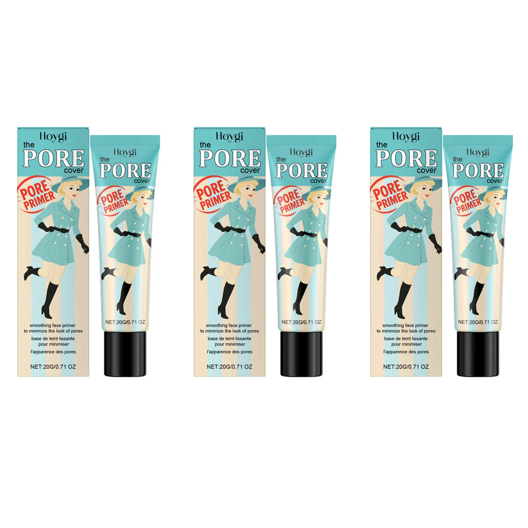 Pre-Makeup Pore Primer Invisible Pores Even Skin Tone Oil Control Smoothing Skin Moisturizing Face Primer for Flawless Makeup