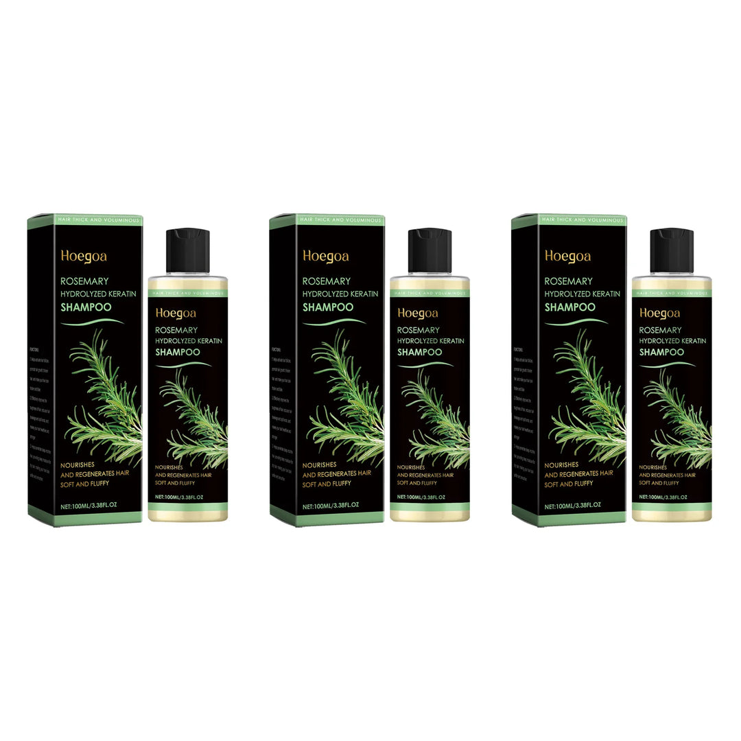 Rosemary Natural Shampoo Thickening & Strengthening Deep Nourishing Scalp Care Moisturizing Shampoo for Dry Damaged Hair Hair Home Use