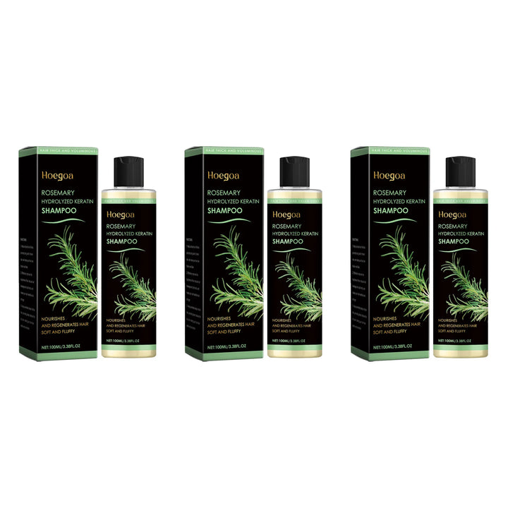 Rosemary Natural Shampoo Thickening & Strengthening Deep Nourishing Scalp Care Moisturizing Shampoo for Dry Damaged Hair Hair Home Use