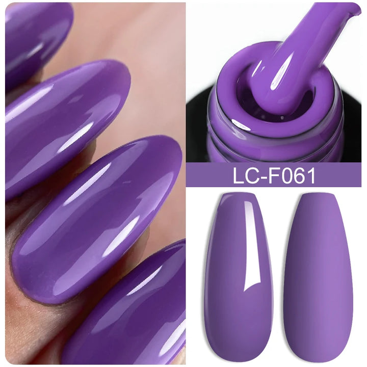 LILYCUTE 7ML Auroras Thermal Gel Nail Polish Nude Dark Purple Glitter Gradient Temperature Color Changing Nail Art Gel Varnishes