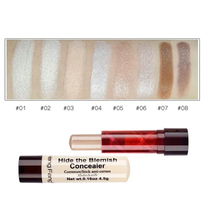 Hot Makeup Face Blush Contour Highlighter Stick Foundation Dark Circles Corrector Bronzer Base Concealer Pencil Face Foundation