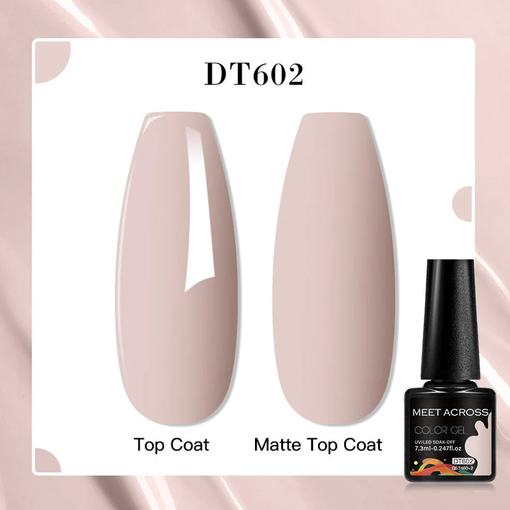 MEET ACROSS 7ml Porcelain White Cat Eye Gel Polish Holographic Glitter Magnetic Galactic Effect Gel Nail Polish Soak Off UV Gel