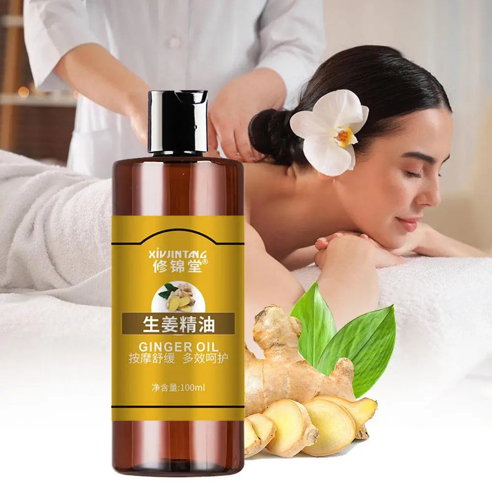 Mugwort Body Massage Oil Body Smooths Skin Massage Oil Relaxing Plant Essential Oil Moisturizing Firming Body Cleansing Essence