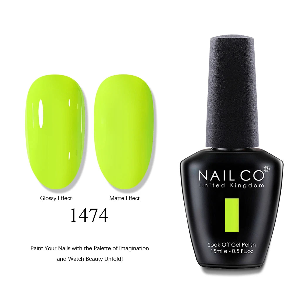 NAILCO Top Coat Base Coat Magic Remover Lacquer UV Color Gel Nail Polish Esmalte Soak Off Semi Permanente Vernis Nails Art Tips