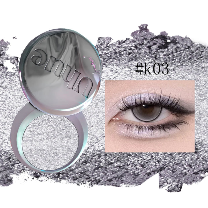 Uhue Single Eyeshadow K Series,Fine Powder,Smooth & Skin-Fit,Subtle Shimmer,Eye Brightening,Matte Finish,Daily Makeup,Glamour