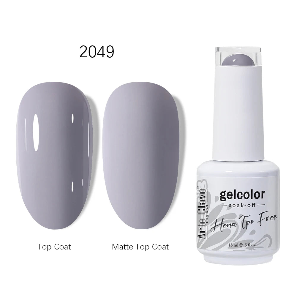 Arte Clavo 15ml HEMA TPO FREE Gel Nail Polish Pink Hybrid Nail Manicure Semi-permanent Enamels Varnish For UV LED Nails Supplies