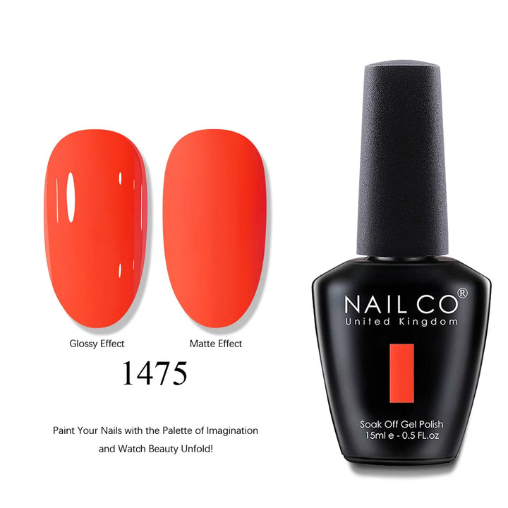 NAILCO Top Coat Base Coat Magic Remover Lacquer UV Color Gel Nail Polish Esmalte Soak Off Semi Permanente Vernis Nails Art Tips