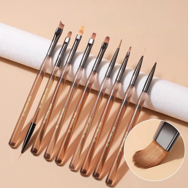 Nail Brushes - Art Acrylic Gel Kolinsky Brush Manicure Supplies Tools Accessories Products Stuff Nail Tech Brushes Things