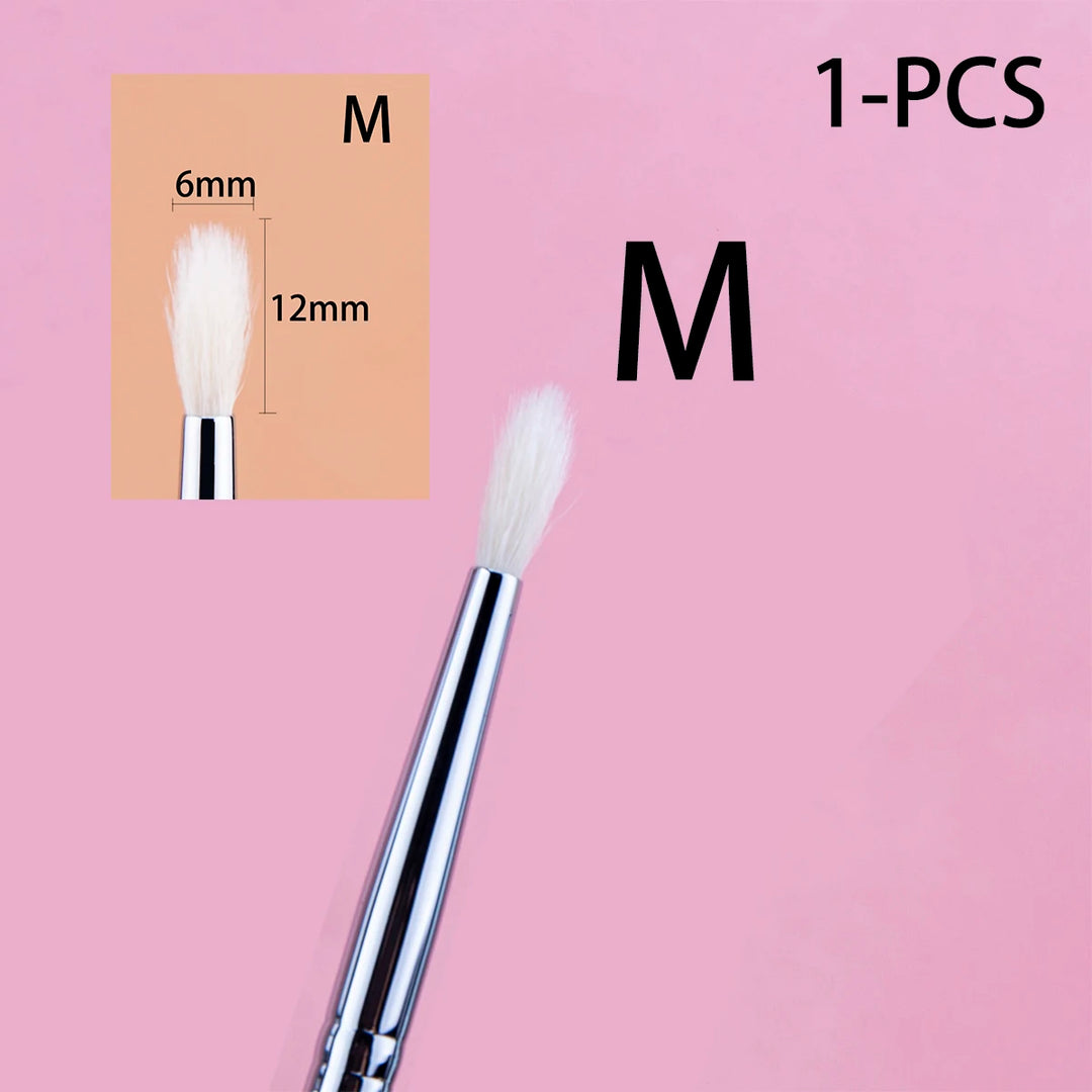 Highlighter Brush Eyeshadow Crease Brush Contour Crease Highlighter Sculpting Makeup Brushes 100% Goat Hair Tapered Beauty Tool
