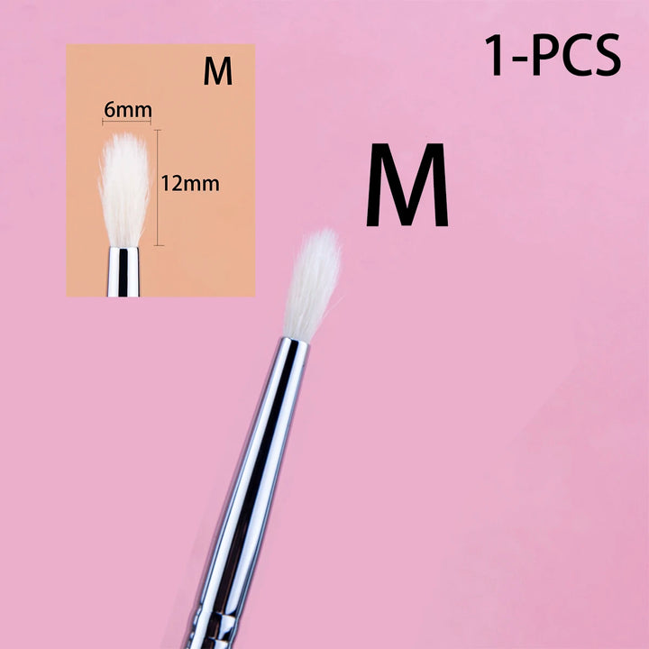 Highlighter Brush Eyeshadow Crease Brush Contour Crease Highlighter Sculpting Makeup Brushes 100% Goat Hair Tapered Beauty Tool