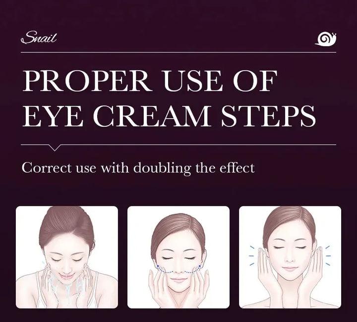 Saoder Snail Collagen Eye Cream Anti Dark Circles Remove Eye Bags Moisturizing Firming Beauty Eyes Skin Care Products