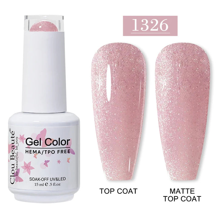 Clou Beaute 15ml HEMA TPO FREE Gel Nail Polish Vernis Semi Permanent UV Nail Art Varnish Lakiery Hybrydowe Manicure Gel Polish