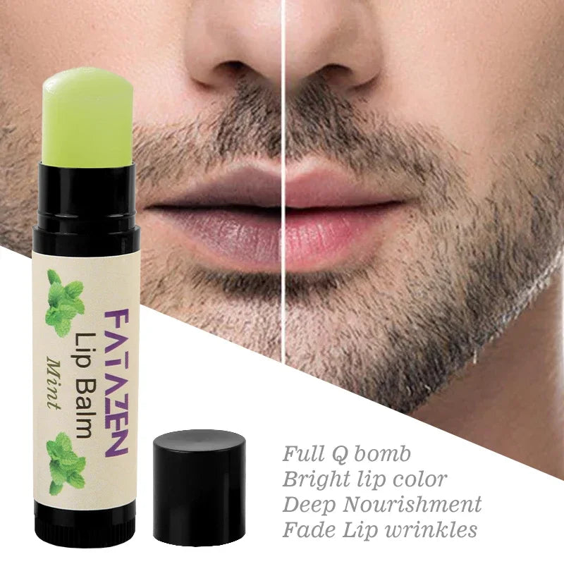Organic Honey Lip Balm Mint Flavor Eco Friendly Chapstick Shea Butter Lip Balm For Men