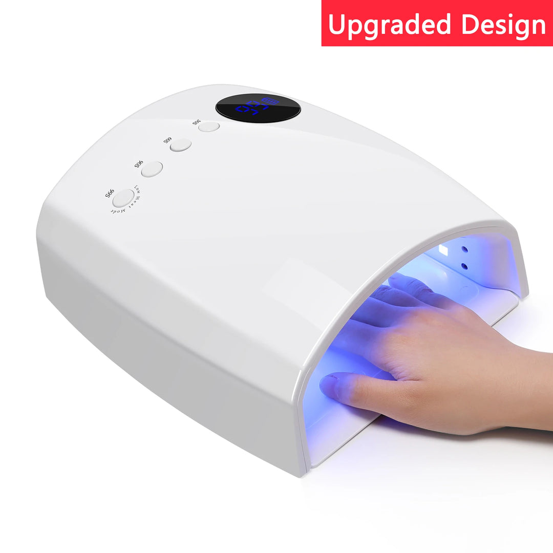Rechargeable UV LED Lamp for Nails Wireless Gel Polish Nail Dryer Pedicure Manicure Light Cordless LED Nail Lamp For Manicure