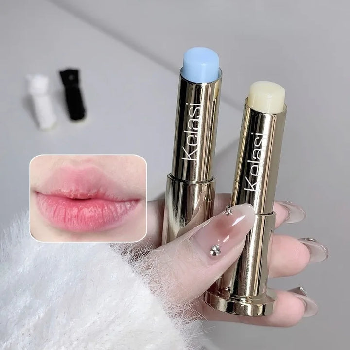 Cat Moisturizing Lip Balm White Blue Tint Crystal Jelly Colored Anti-chapped Lip Care Smoothens Lips Lines Base Clear Lipstick
