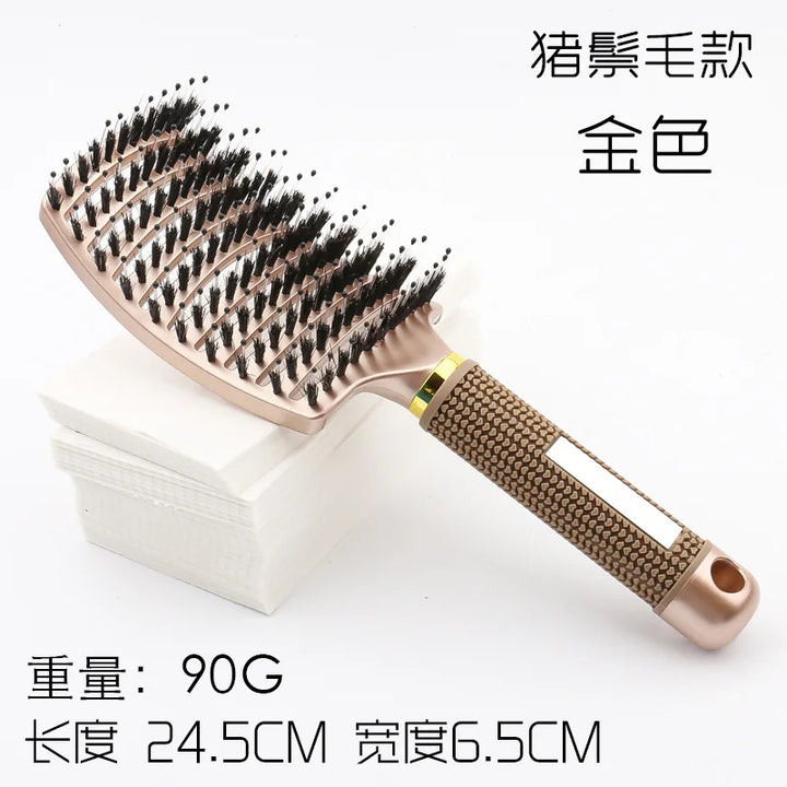 Children Detangler Hair Brush Hairbrush Anti Klit Brushy Haarborstel Bristle Nylon Scalp Massage Tangle Teaser Hair Brush Comb