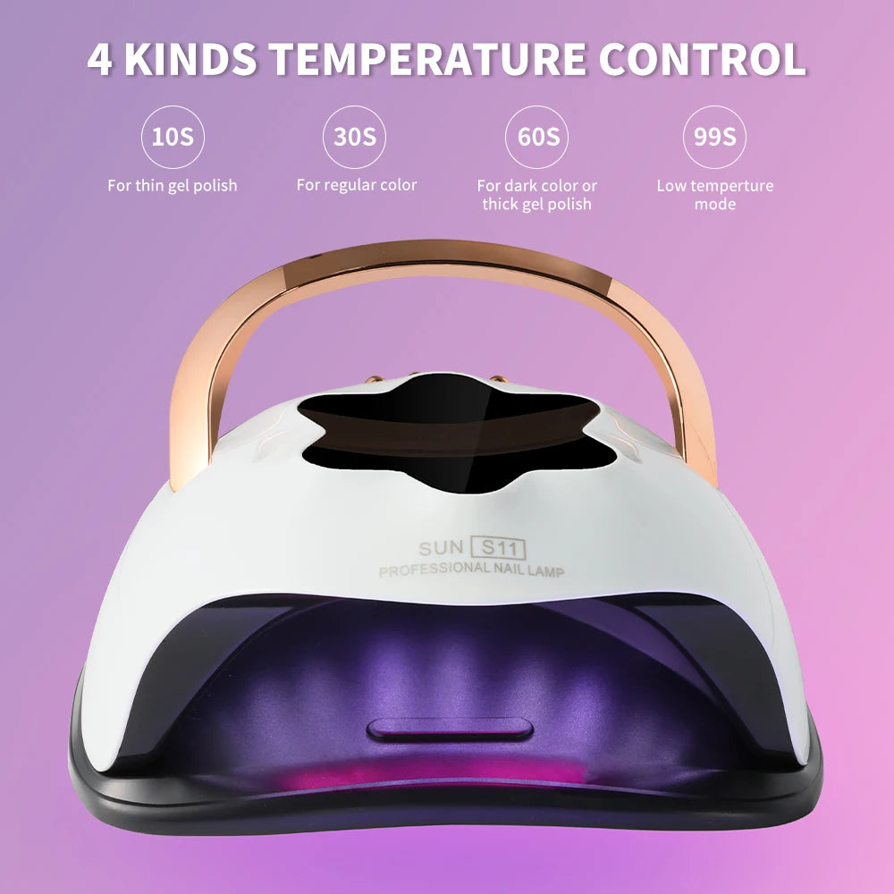 Professional 57LED Nail Lamp UV LED Nail Dryer 4 Timer Modes LCD Display Fast curing Gel Nail Dryer Manicure Salon Tools