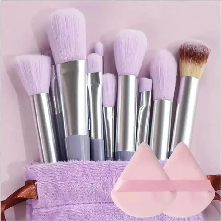 13pc-Makeup brush set, soft and fluffy, professional makeup foundation brush, multi-style smudge makeup brush