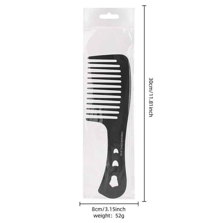 Thickened Version Wide Tooth Comb Heat Resistant Barber Professional Portable Styling Detangling Hairstyling Tools