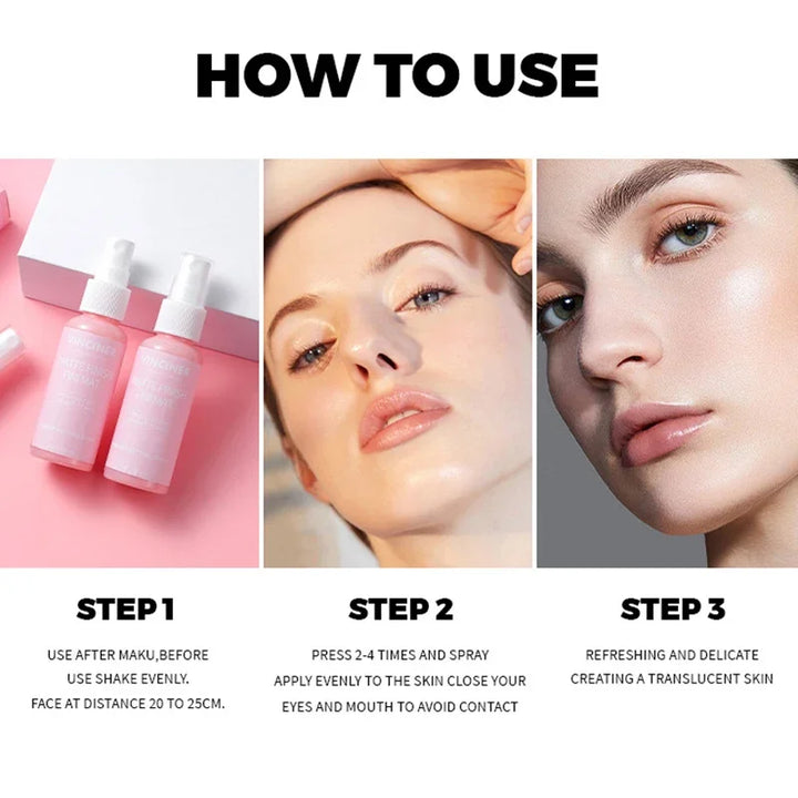 Hydrating Moisturizing Setting Spray Long-lasting Refreshing Non-removal Female Primer Portable Matte Liquid Makeup Fixing Spray