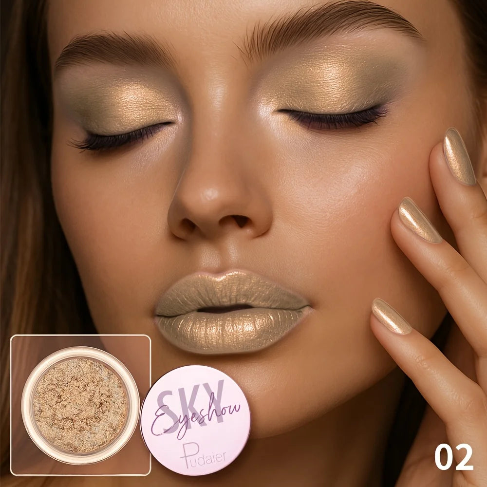 Glitter Sparkle Eyeshadow-Shiny and high-gloss eyeshadow, easy to apply, with high color rendering, Festival parties