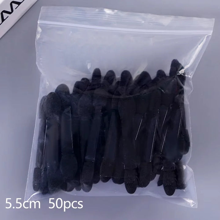 10/30/300pcs Double Ended Eyeshadow Brush Eyeshadow Applicators 6.2cm Makeup Sponge Brushes For Women Cosmetic Beauty Tool