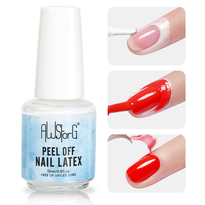 AWStorG 15ML Ace Gel 9-in-1 Nail Glue Gel Nail Polish Thickness Transparent Semi Permanent  Function UV Gel Soak Off Nail Art