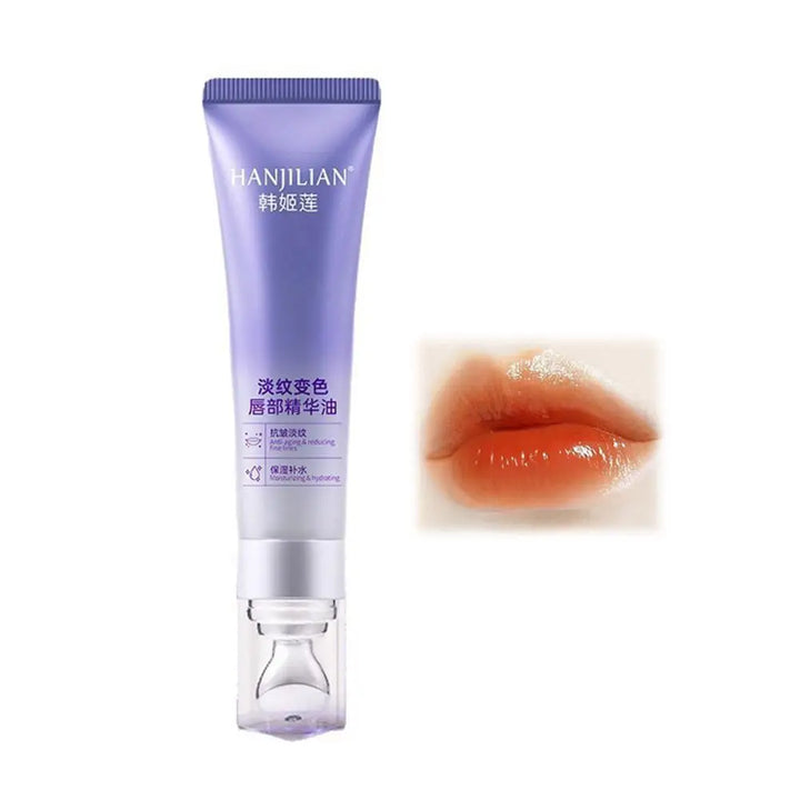 2 Colors Instant Lip Plumping Essential Oil Nourishing Antiwrinkle Moisturising Lip Care Ultimate Plumping Lip Gloss Serum