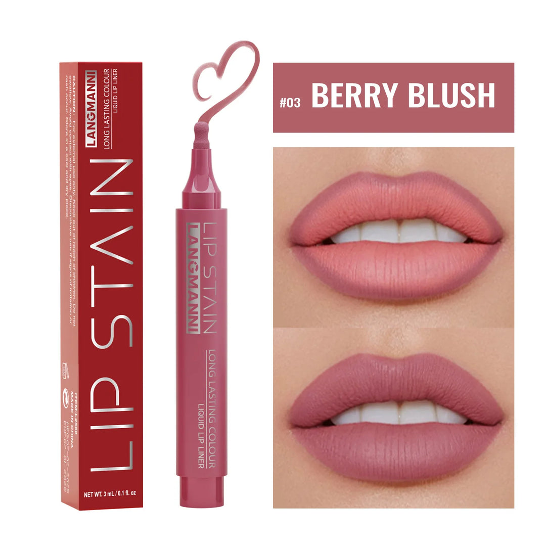 Matte Liquid Lip Liner Marker Pen Dyeing Lip Gloss Waterproof Long Lasting Lipstick Pencil Sexy Lips Contour Makeup Cosmetics