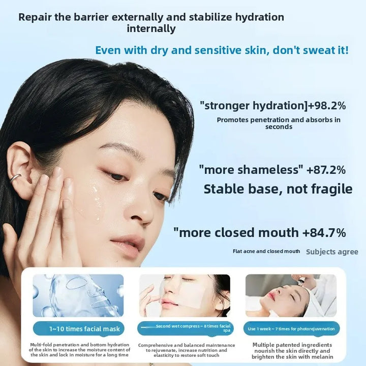 RUYI B5 Centella Asiatica Facial Toner Lotion Hydrating Moisturizing Repairing Soothing Wet Compress Water for Men And Women