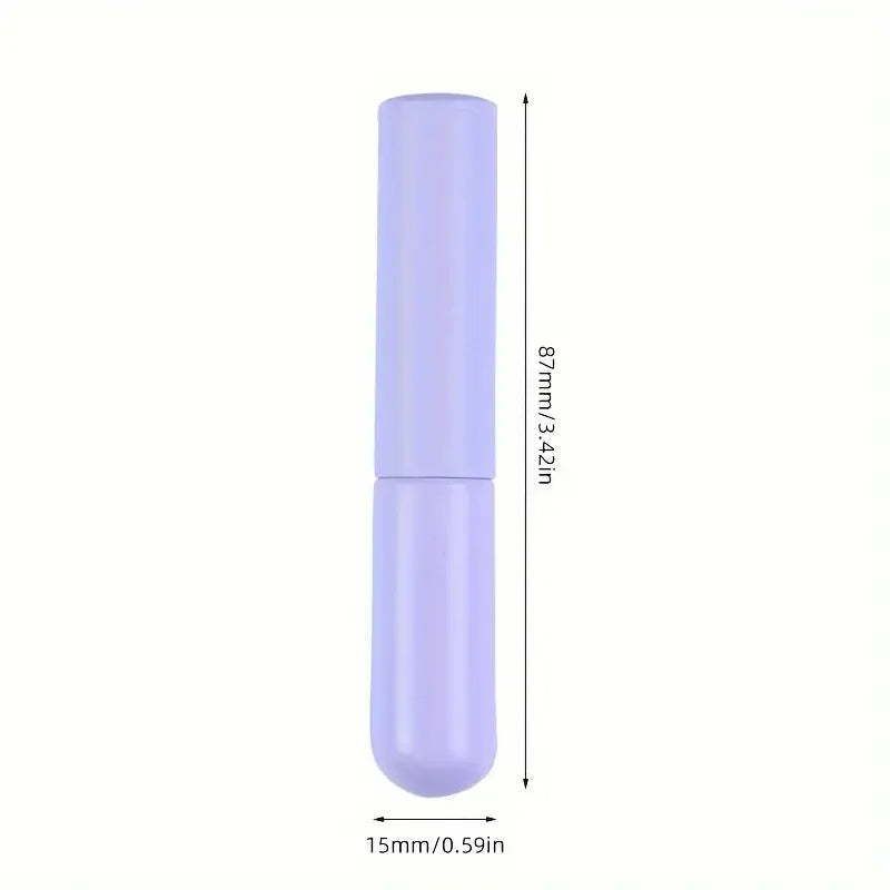 New color silicone lip brush with cover is suitable for concealer mouth blush dye brush, seamless mini portable cosmetic brush