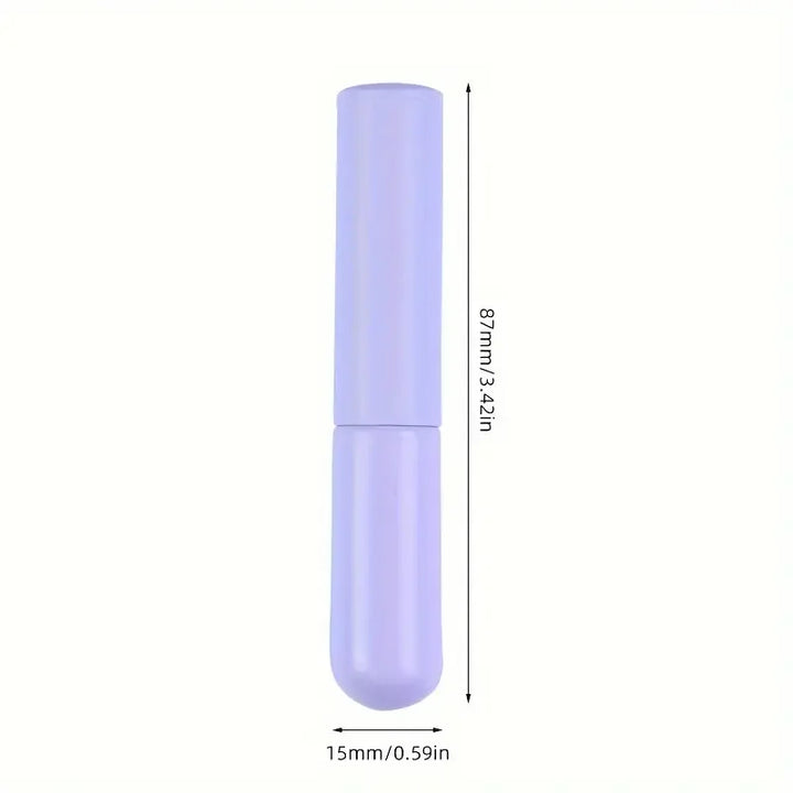 New color silicone lip brush with cover is suitable for concealer mouth blush dye brush, seamless mini portable cosmetic brush