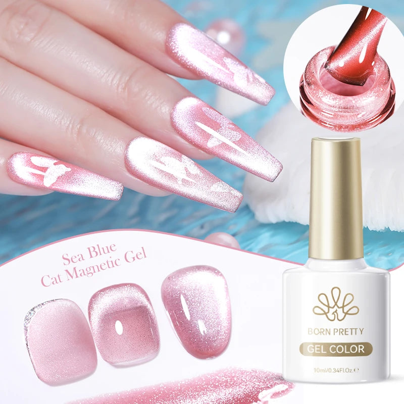 BORN PRETTY 117 Colors Cat Magnetic Gel Nail Polish 10ml Full Coverage Varnish Semi Permanent Super Gorgeous Nails Manicure