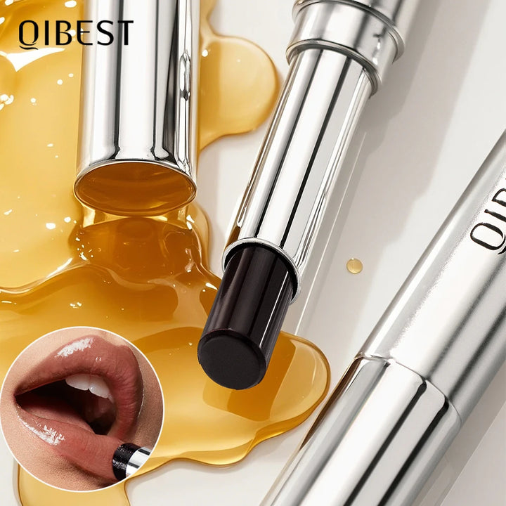 Vitamin E Dark Honey Lipstick Lips Plumper Balm Smoothing Lines Deep Moisturizing Volumising Glossy Jelly Lip Care Serum Primer