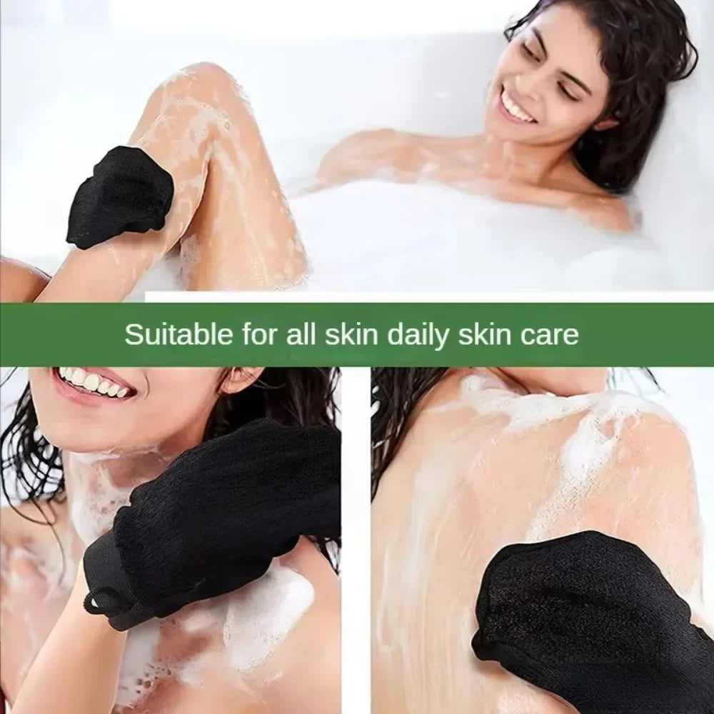 1PC Scrub Exfoliating Gloves Back Scrub Dead Skin Facial Massage Gloves Durable Multi Color Deep Cleansing Towels For Shower