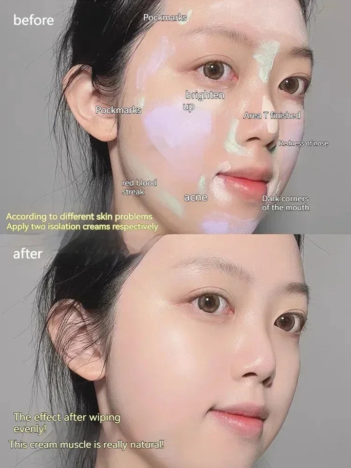 ZEESEA Barrier BB Cream Primer Concealer Liquid Foundation Moisturizing Longlasting Waterproof Invisible Pores Whitening Makeup