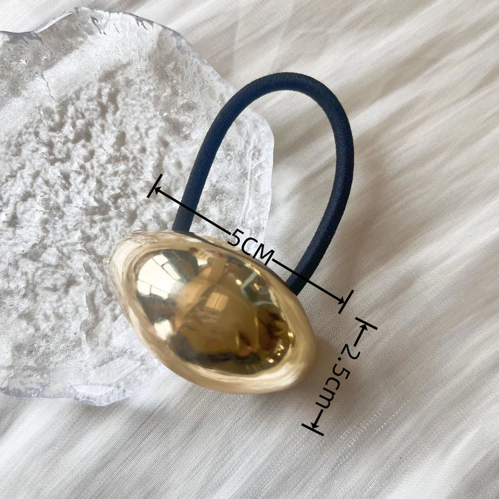 Metal Irregular Double-layer Hair Bands Ropes for Women Headband Elastic HairPins Hairband Fashion Jewelry Hair Accessories Gift