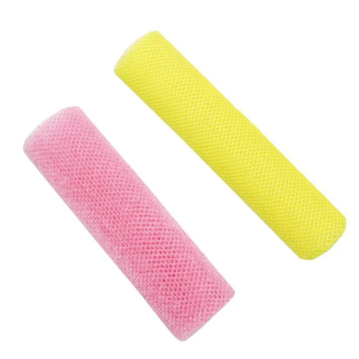 2pcs African Exfoliating Sponges Towel Mesh Bath Scrub Washcloth Double Side Wash Bath Loofah for Smooth Skin Back Shower Scrubb