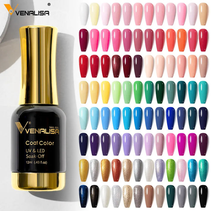 Venalisa TPO FREE Tempered Top Coat Nail Paint Gel Platinum Gel Polish Nail Soak Off UV LED Gel Polish Nail Lacquer Varnishes