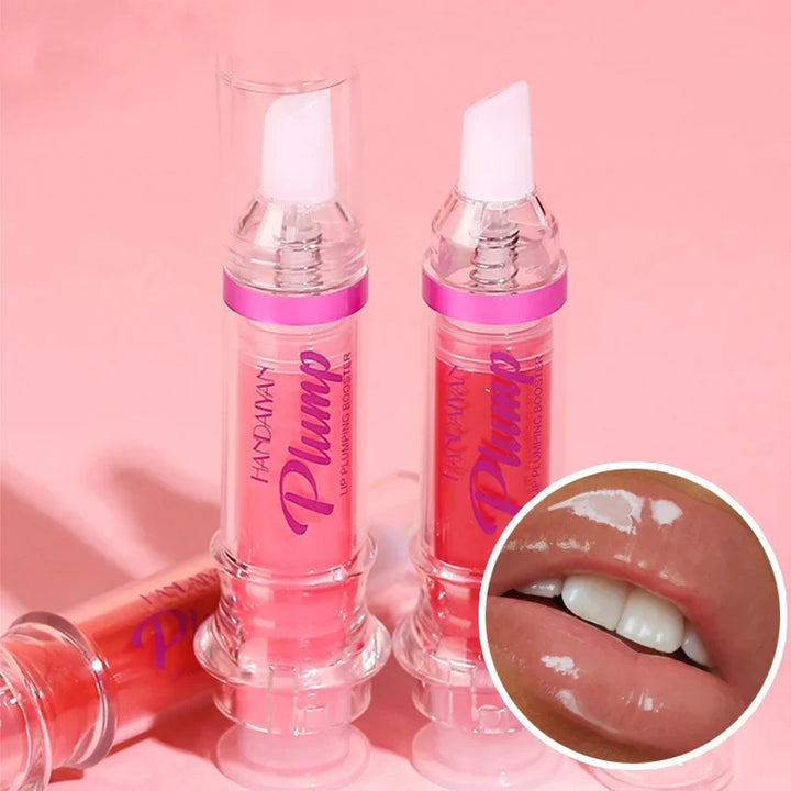 HANDAIYAN Hydrating Lip Glow Oil, Moisturizing Transparent Plumping Lip Gloss, Tinted for Lip Care and Dry Lip Hot