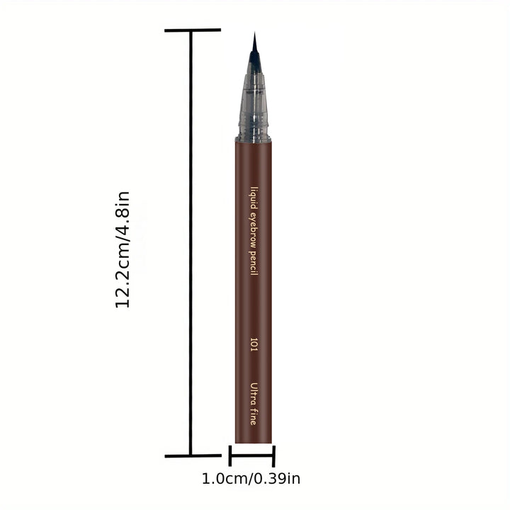 Ultra-fine ultra-fine eyebrow pencil waterproof professional sweat-proof liquid eyeliner Eyebrow dual-purpose durable makeup art