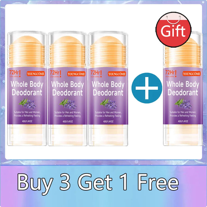 Whole Body Deodorant set Peach Deodorant Underarm Removal For Women Man Honey Peach Stick Deodorant Stick for Gym & Daily Use