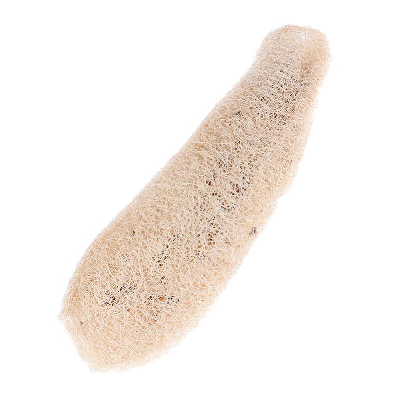 2024Natural Loofah Luffa Loofa Bathing Massage Pot Bowl Scrubber Spa Long Bath Body Shower Sponge Scrubber  bathroom accessories