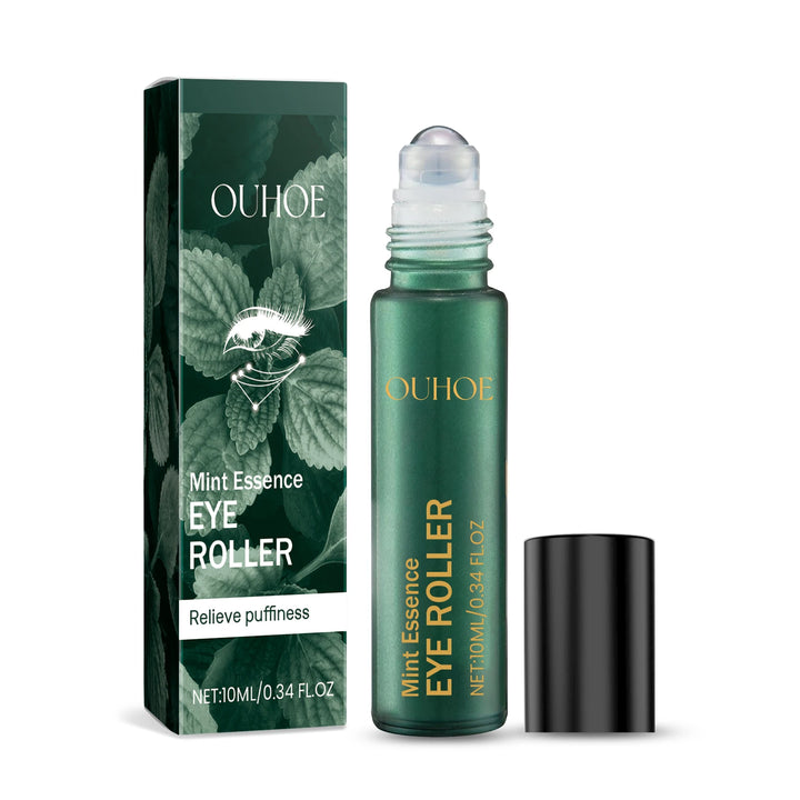 Mint Eye Serum Contains Vitamin C To Reduce Fine Lines and Crow's Feet. Moisturizing Eye Care Products. Skin Care Products
